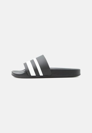 GCDS ESSENTIALS LOGO SLIDE UNISEX - Μιουλ - black