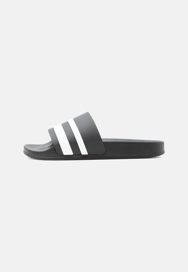 GCDS ESSENTIALS LOGO SLIDE UNISEX - Μιουλ - black
