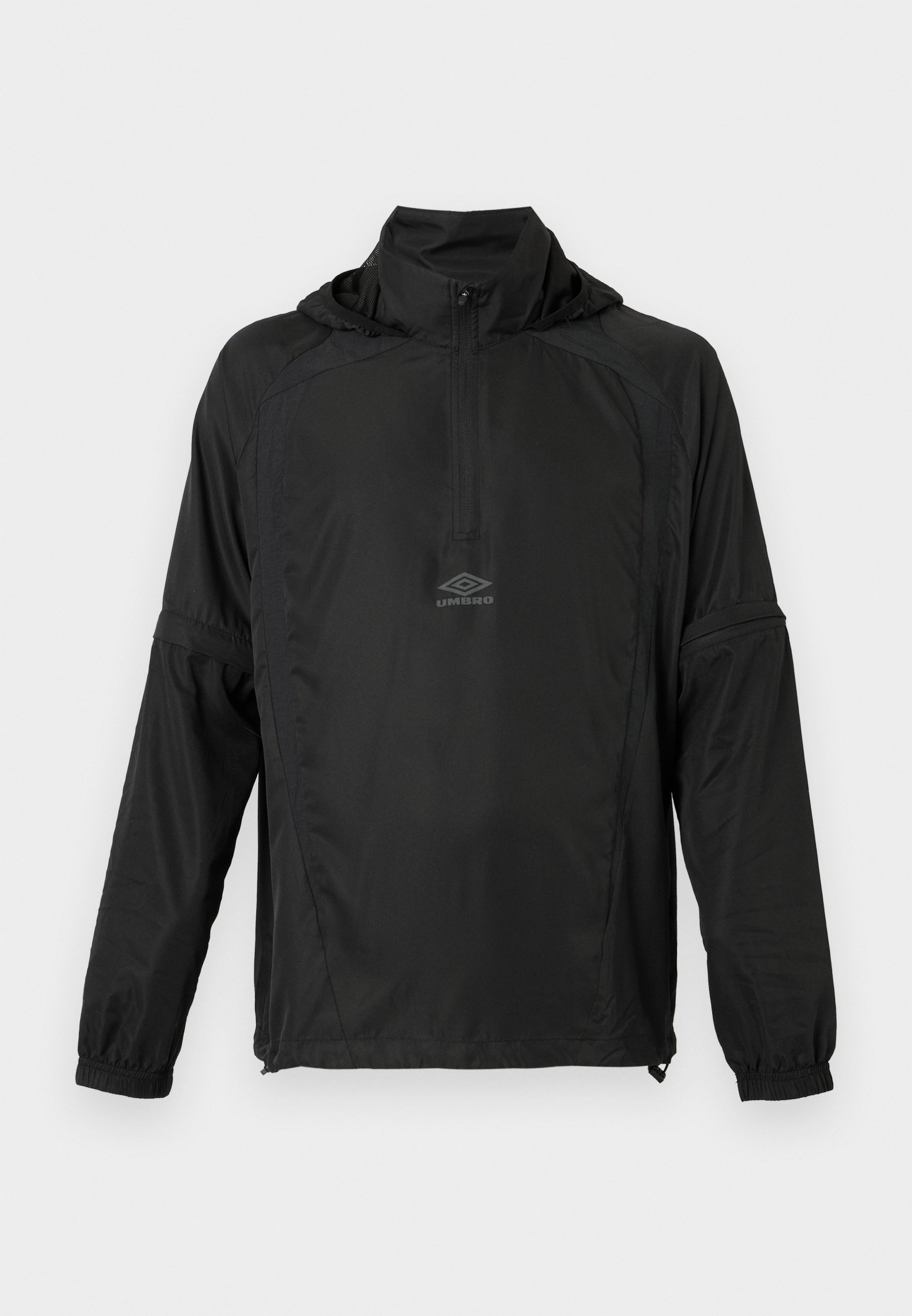 Umbro ZIP OFF SLEEVE WIND JACKET - Windbreaker - black - Zalando.ie