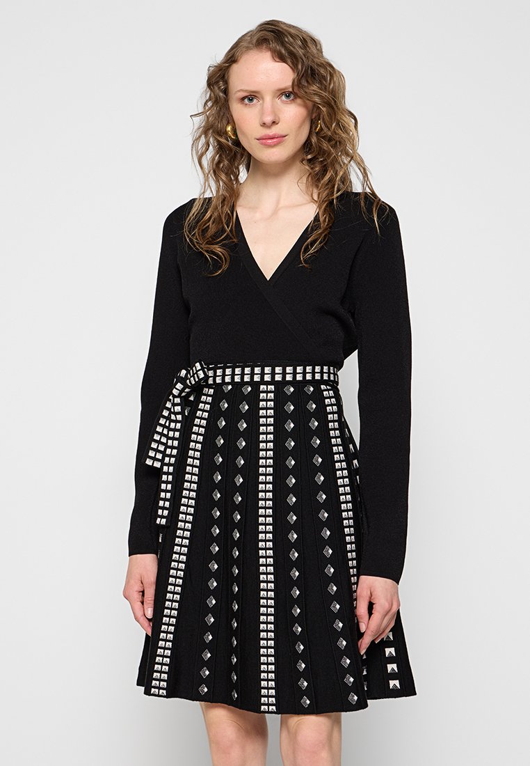 Diane von Furstenberg Gebreide jurk zwart