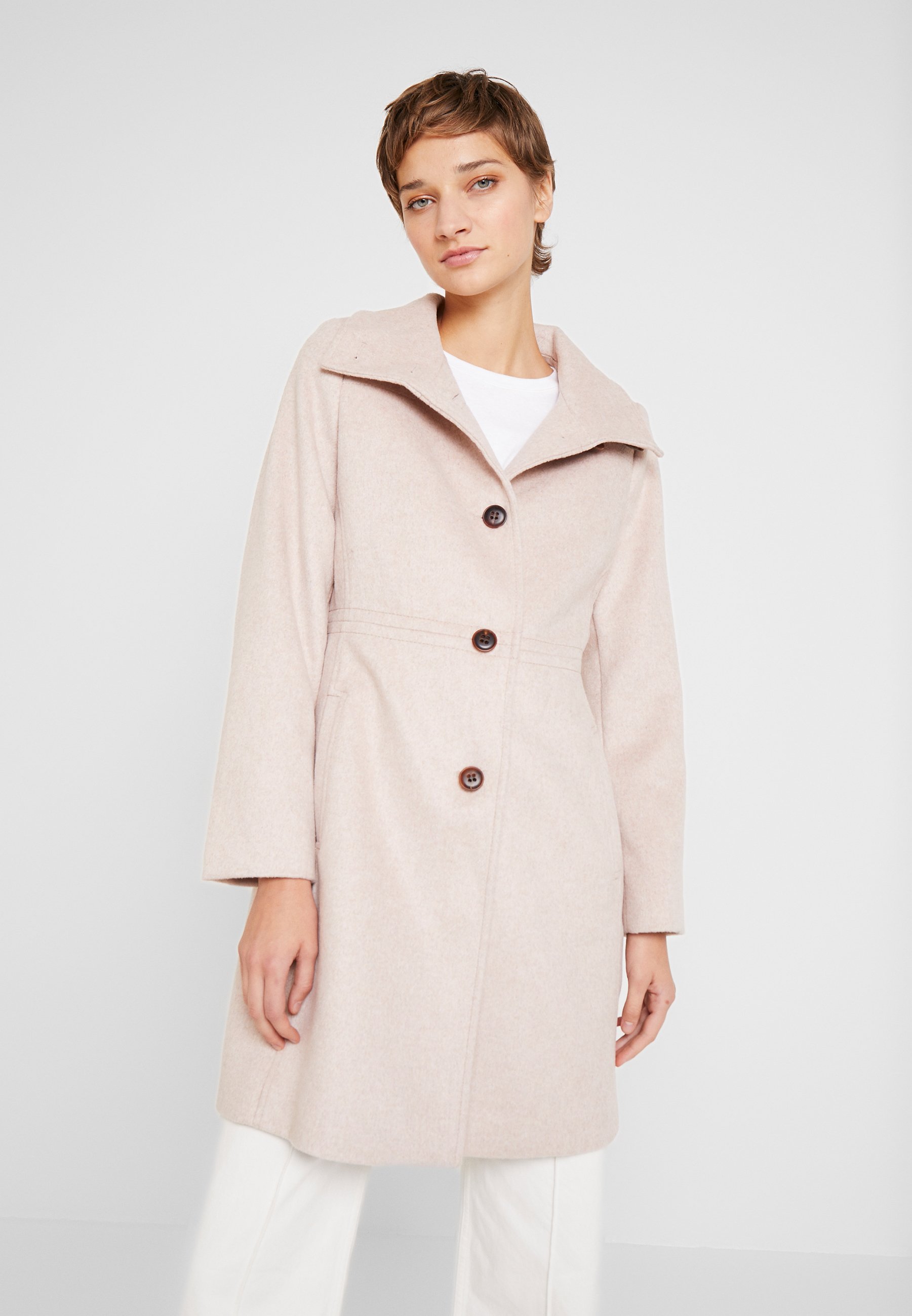 Esprit Collection FEMININE COAT Kåpe frakk dusty nude Esprit COAT - Kåpe / frakk - beige