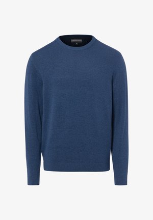 FINSHLEY & HARDING, FINSHLEY & HARDING PULLOVER - Strickpullover - blau