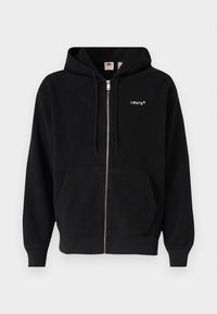 GRAPHI ZIP UP - Jachetă din fleece - black