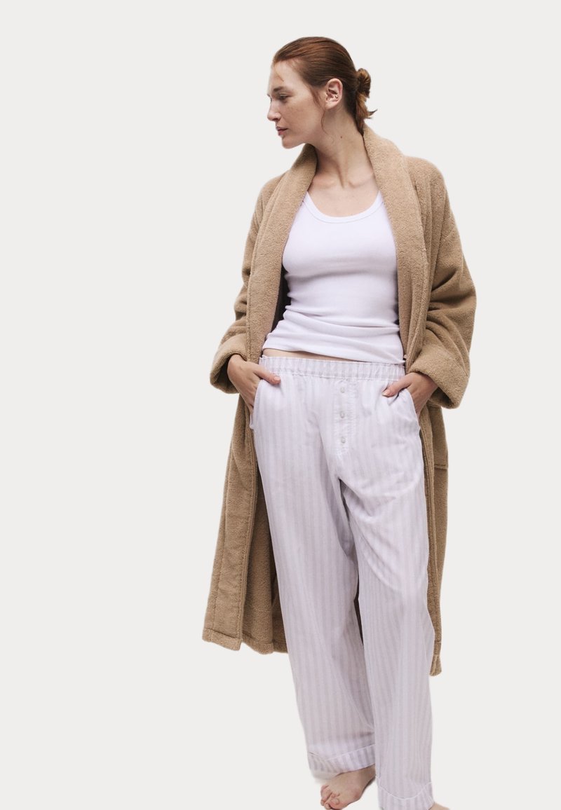 Marks & Spencer PURE COTTON TOWELLING - Badjas - buff