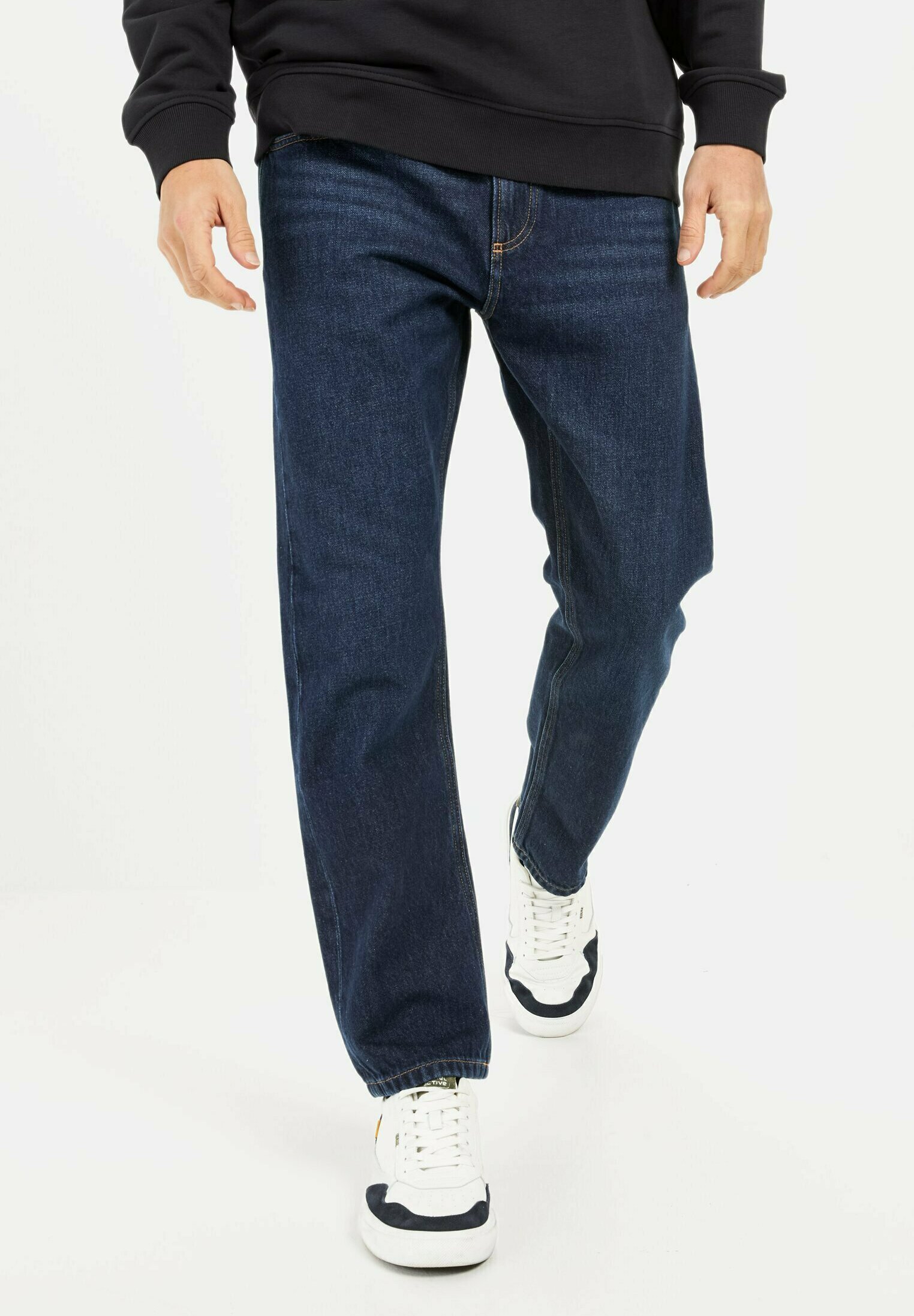 camel active 5-POCKET Straight leg jeans indigo/dark blue