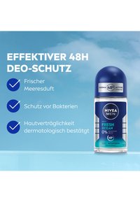 NIVEA MEN 6ER SET FRESH OCEAN DEO ROLL-ON 6 X 50 ML - Deodorant - transparent