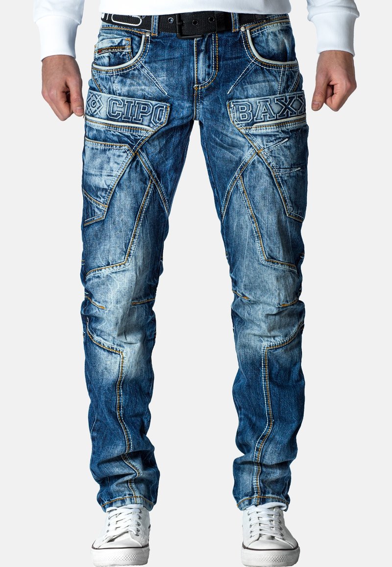 Cipo & Baxx Relaxed fit -farkut - blue