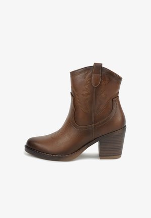 Findlay SADIE - Cowboy/biker ankle boot - harvest brown