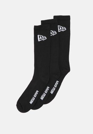 FLAG CREW SOCKS 3PACK UNISEX - Calze - black