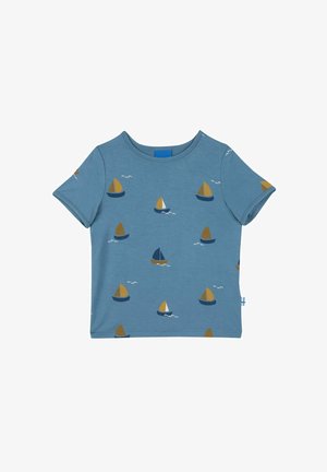 Finkid ILTA SUN - T-shirt con stampa - blue