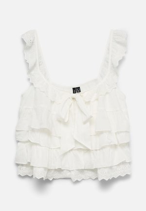 Vero Moda SANDY LAYERED  - Blouse - snow white