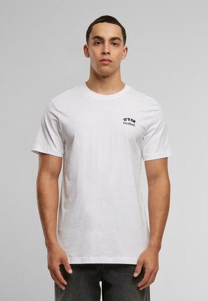 IT'S OK EMB  - Print T-shirt - white