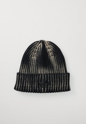 BEANIE UNISEX - Huer - black/stone khaki