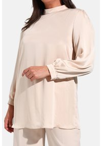 Modanisa PLUS SIZE ALIA - Túnica - beige