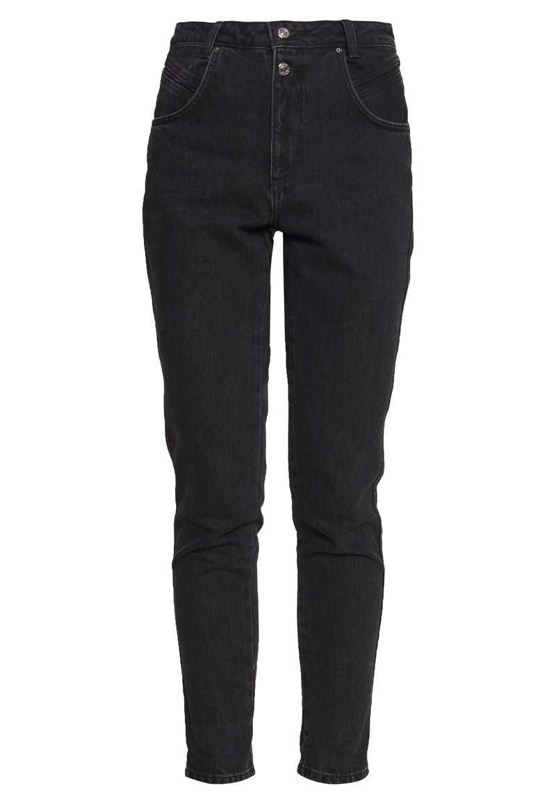 Topshop Relaxed fit jeans zwart denim/blackdenim