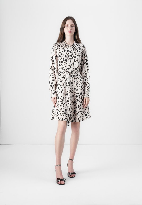 SLFPAOLA REGULAR SHORT SHIRT DRESS  - Blusenkleid - sandshell