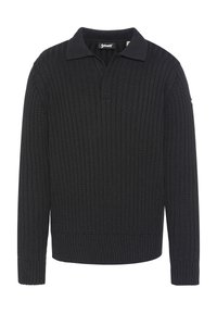 Schott Langærmet T-shirt - noir