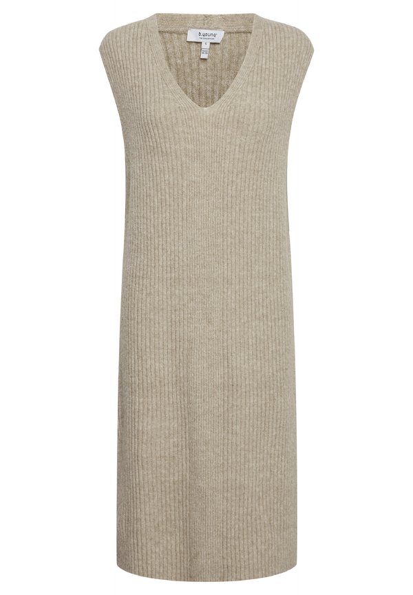 BYMAYLY - Jumper dress - cement melange2