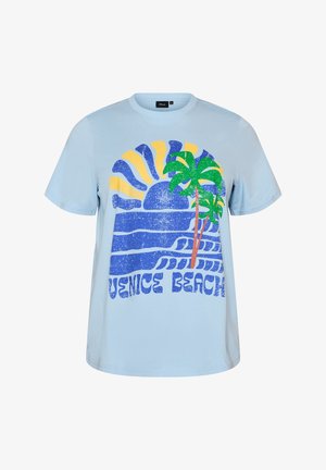 Zizzi, Camiseta estampada - blau