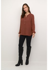 Kaffe KAKARLA AMBER - Bluse - cherry mahogany