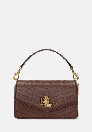 STITCHED SMALL TAYLER CROSSBODY BAG - Bandolera - dark mahogany