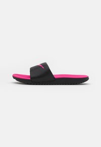 Nike Performance - KAWA SLIDE - Chanclas de baño - black/vivid pink Imagen en miniatura 1