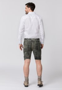Stockerpoint Leren broek - grau gespeckt