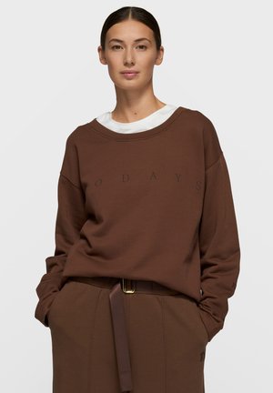 CLEAN  LOGO - Sweatshirt - dark truffle