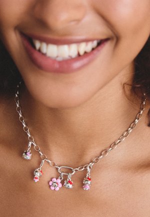 THOMAS SABO, HELLO KITTY CHARM PINK - Pendentif - silberfarben, schwarz, rot, gelb, pink