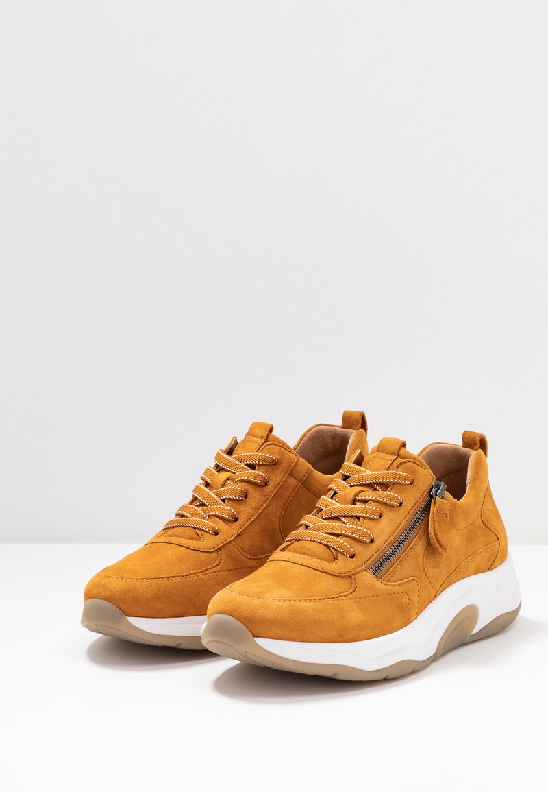 39 NEU Gabor Rollingsoft sensitive Sneaker Turnschuhe low gelb Gr