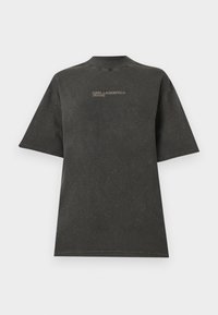 RELAXED GLITTER TEE - T-shirts med print - black
