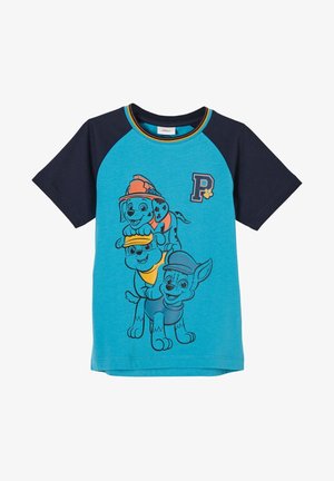 T-shirt con stampa - aqua