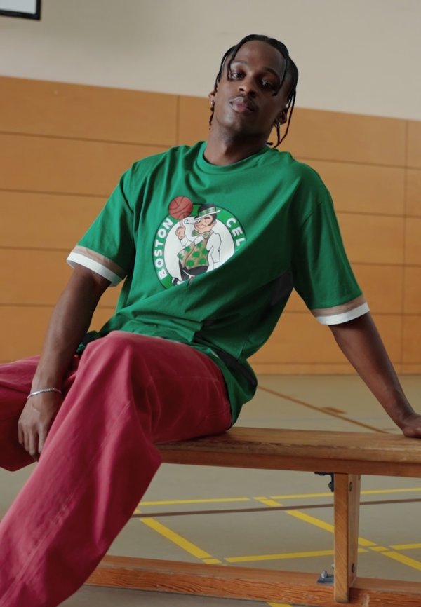 NBA BOSTON CELTICS PANEL OVERSIZED TEE - Print T-shirt4