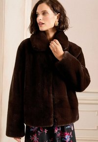 Love & Roses PETITE FIT COLLARED  - Ziemas jaka - brown
