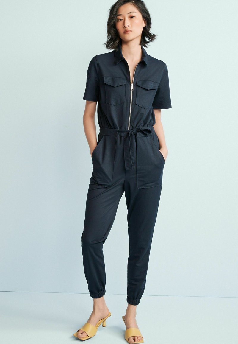 Next ZIP UTILITY Jumpsuit navy blue/blauw Zalando.nl