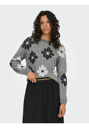 PULLOVER - Pullover - medium grey melange