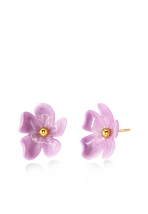 EDBLAD, WILDFLOWER - Oorbellen - gold-coloured/pink