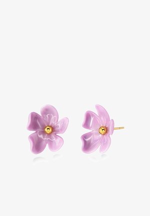 EDBLAD, WILDFLOWER - Orecchini - gold-coloured/pink