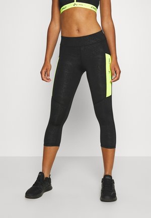 3/4 Sporthose - black