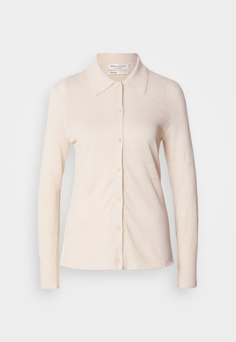 Marc O’Polo Overhemdblouse zandkleur Marc O’Polo Overhemdblouse zandkleur