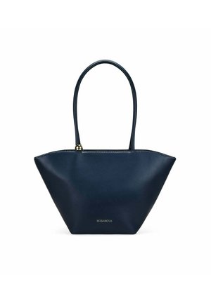 Bosanova, BOLSO TOTE CUERO CON CREMALLERA - Bolso de mano - azul