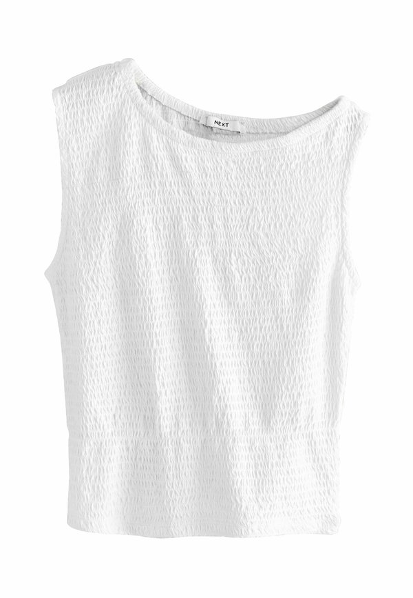 REGULAR FIT - SHIRRED ASYMMETRIC SLEEVELESS - Bluse