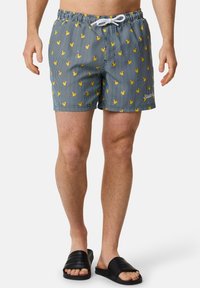 Unselected, navy stripe duck