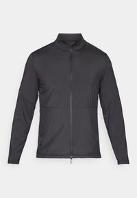 MIXED MEDIA FULL ZIP JACKET - Casaco para exterior - caviar