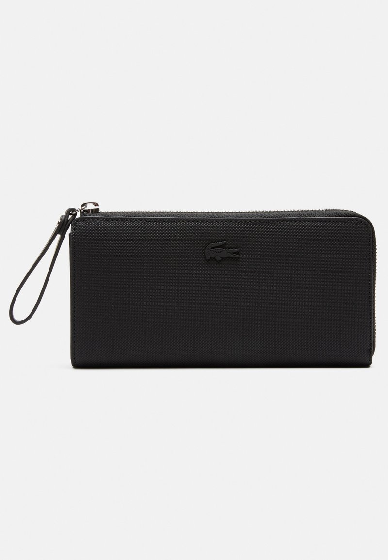 Lacoste DAILY LIFESTYLE SLIM ZIP WALLET Wallet noir/black Zalando
