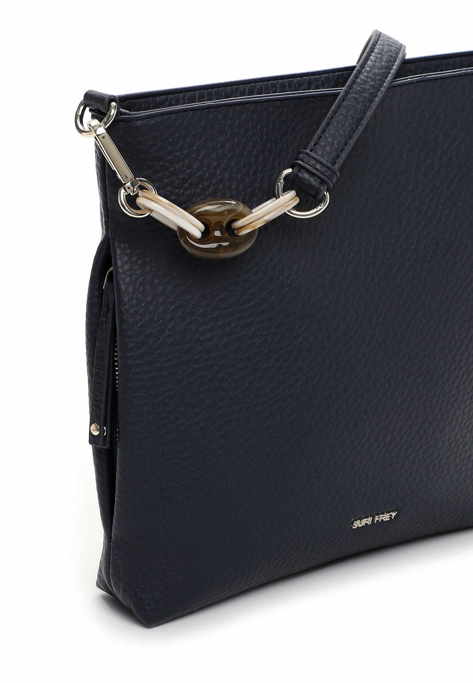 Borsa A Tracolla Suri Frey SFY Jancy 14751 Donna – Tessuto Sintetico Effetto Neoprene 26x24x6 Cm