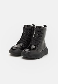 Geox PHAOLAE GIRL - Stivaletti stringati - black