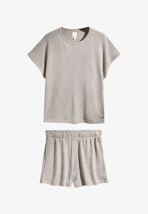 Next, REGULAR FIT - SHORT LOUNGEWEAR SET . - Pijama - grey sparkle