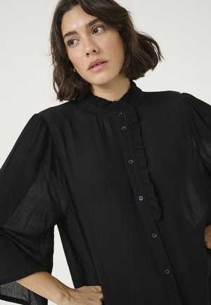 Kaffe, KAAMBER FRILL - Robe chemise - black deep