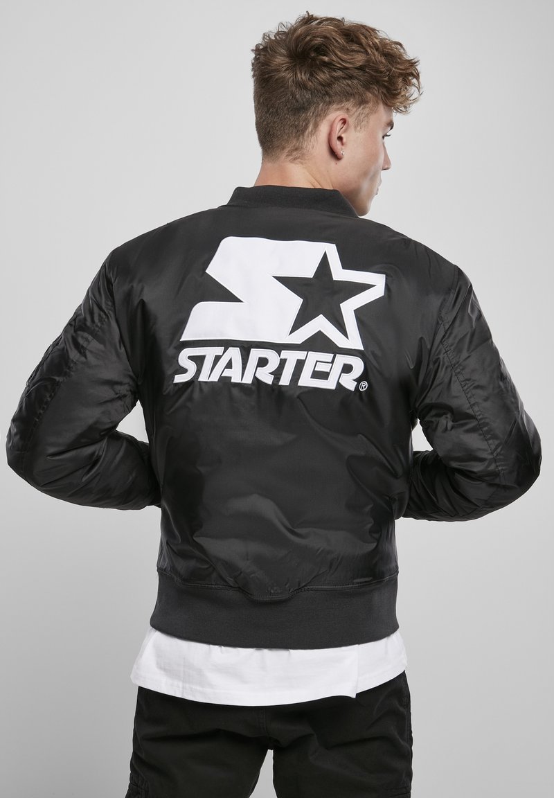 Starter - Bomber Jacket - black, Enlarge